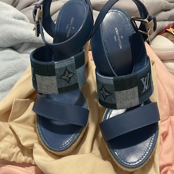 Louie Vuitton Wedges - Picture 1 of 2